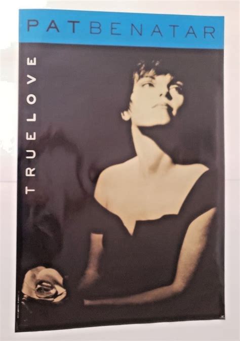 Pat Benatar True Love Rare Original Promo Poster Ad X Poster