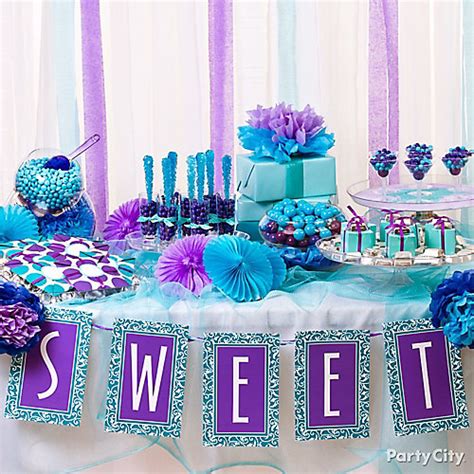 Check spelling or type a new query. Purple Blue Candy Buffet Display Idea - Purple and Blue ...