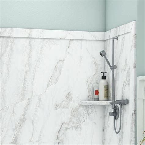 Style, versatility, and finish are the most important factors. Elite Tub Surround 60" H x 60" W x 32" D Shower Wall ...