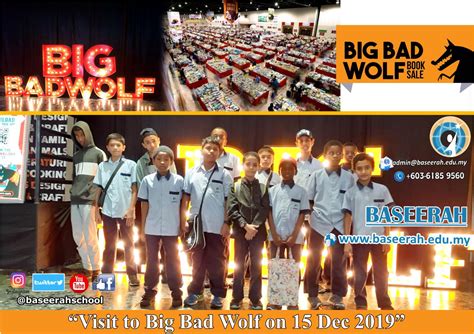 It's big bad wolf again; VISIT TO BIG BAD WOLF (Boys) 15th DEC 2019 | Baseerah ...