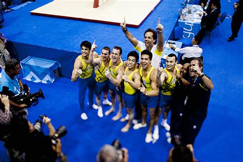 Com Diego Brasil Ganha Ouro Na Ginástica Artística Por Equipes 2510