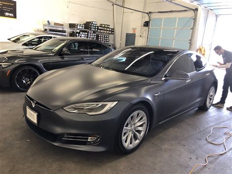 Got My Midnight Silver Model S 100d Wrapped With Xpel Stealth Tesla