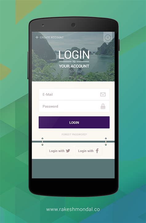 Hence, upm ensures that it provides an array of technology equipment and facilities in order to guarantee that the students' welfare is well taken care of. Android Travel App Login Screen on Behance