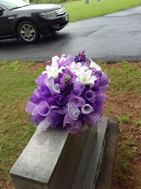 70 Headstone Ideas Cemetery Flowers Memorial Flowers Grave Flowers