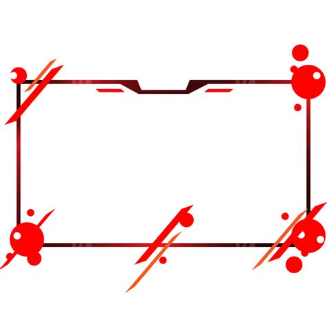 Stream Black Clipart Transparent Png Hd Streaming Frame Red And Black