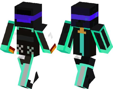 Blue Robot Minecraft Skin Minecraft Hub