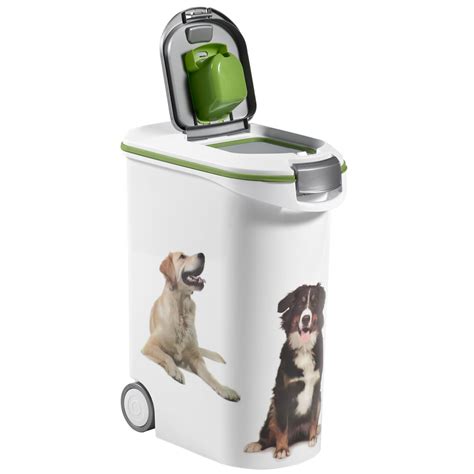 Our pet food containers feature an airtight seal to ensure the freshness of your pet's dry food. Curver Pet Life Dry Pet Food Container 54L | Wilko