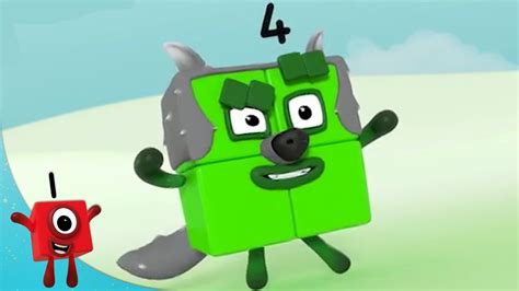 Numberblocks Number 4 Best Bits 🟩 Learn To Count Learning Blocks