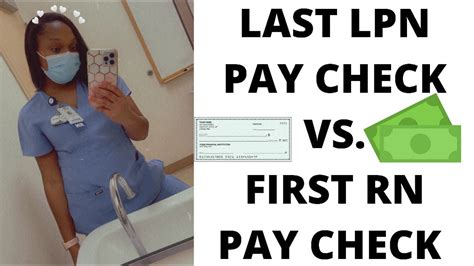 Last Lpn Pay Check Vs First Rn Pay Check｜ltc Nurse｜long Term Care Youtube