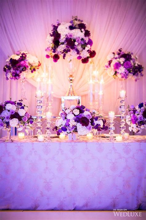 Purple White And Gold Wedding Theme Germaine Seiler