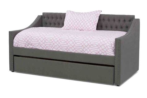 Veronica Daybed W Trundle In Gray Twin Mor Furniture