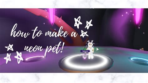 How To Make A Neon Pet In Adopt Me Beginners Guide Youtube