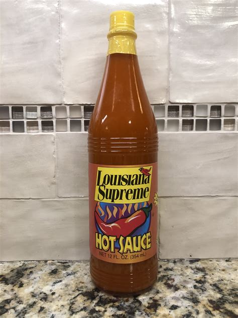 3 Bottles Louisiana Supreme Hot Sauce 12 Oz Bottle Wing Tabasco Chili