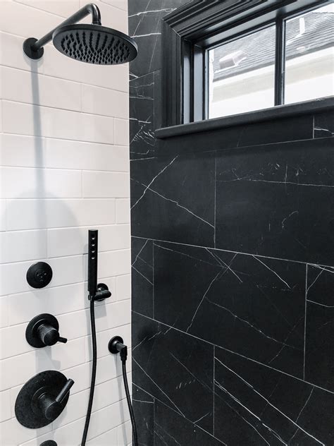 Bathroom fixtures all categories amazon devices amazon fashion amazon global store arts, crafts & sewing automotive parts & accessories baby bathroom fixtures. High contrast black and white guest bath designed by ...