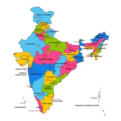 List Of States In India And Their Capitals Facts Quest