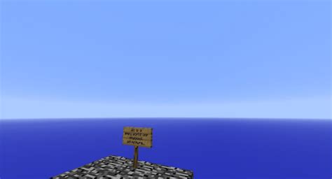 Empty World Minecraft Map
