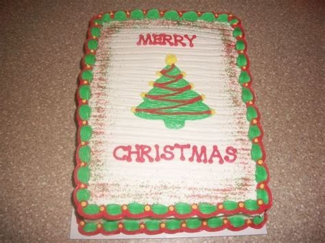 Christmas Tree Sheet Cake