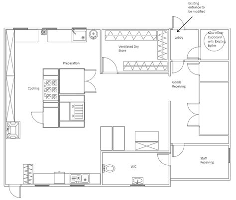 Free Editable Kitchen Layouts Edrawmax Online