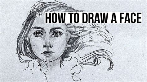 Tutorial How To Draw A Semi Realistic Anime Face Realistic Face