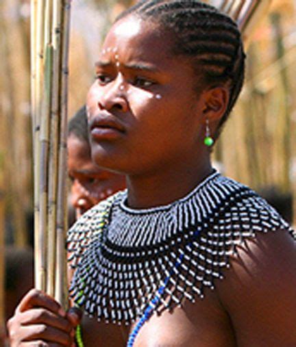 Zulu Woman At Royal Reed Dance Festival In Swaziland Zulu Women Beautiful African Women