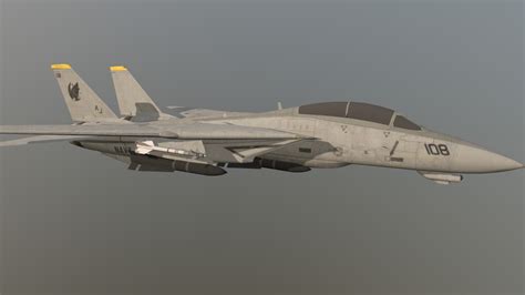 F 14 Tomcat Top Gun Gear Up Downloadable Download Free 3d Model By