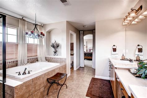 A deep soaking tub is wonderful for warming up after skiing, soothing sore muscles and relaxing. Master bath with jetted soaking tub. #Denverrealestate ...