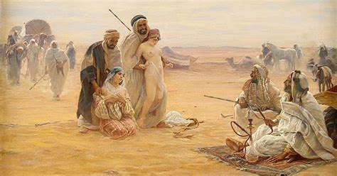 Orientalismus Sklavinnen in der Wüste