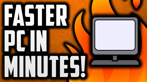 How To Make Your Computer Faster Speed Up Your Computer In Minutes