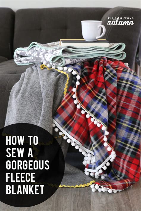 How To Make Gorgeous Diy Fleece Blankets Its So Easy Its Always