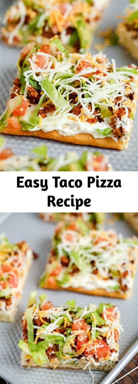Easy Taco Pizza Recipe Mom Secret Ingrediets