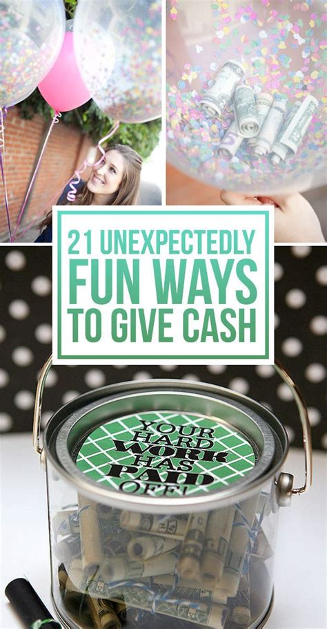 21 Surprisingly Fun Ways To Give Cash As A T Wedding T Money