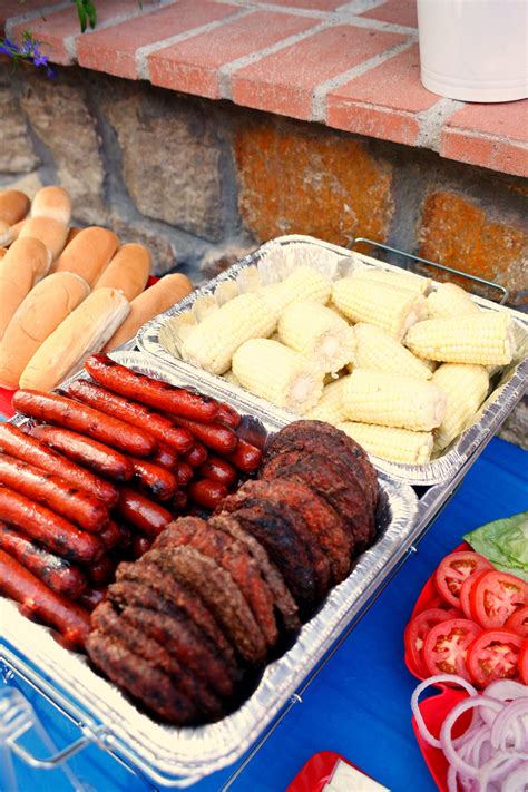 Red White And Blue Th Of July Party Bbq Party Food Party Food Bars Cookout Party