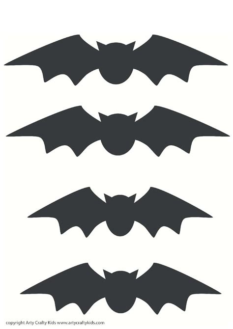 Bat Silhouette Printable