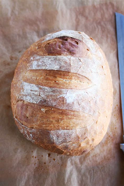 Rustic Crusty Bread Recipe With Tutorial Mels Kitchen Cafe