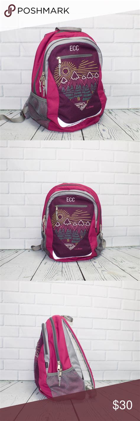 And ll bean never seems to disappoint. LL Bean Pink Big Kids Backpack Design Initialed* | Kids ...