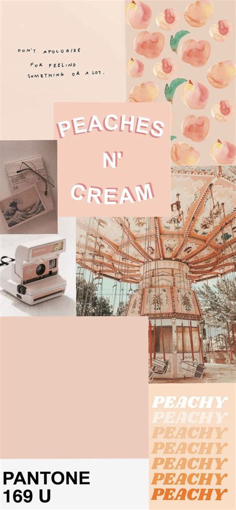 🍑 Aesthetic Wallpaper Happy Thoughts Aesthetic Wallpapers Peaches N
