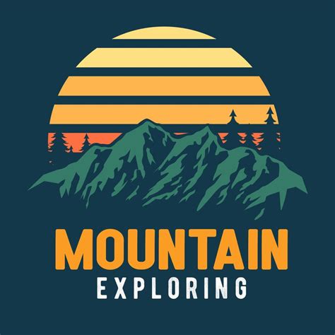 Mountain Exploring Logo 8440453 Vector Art At Vecteezy