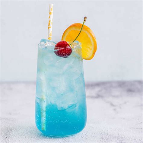 Blue Lagoon Mocktail Mint And Twist