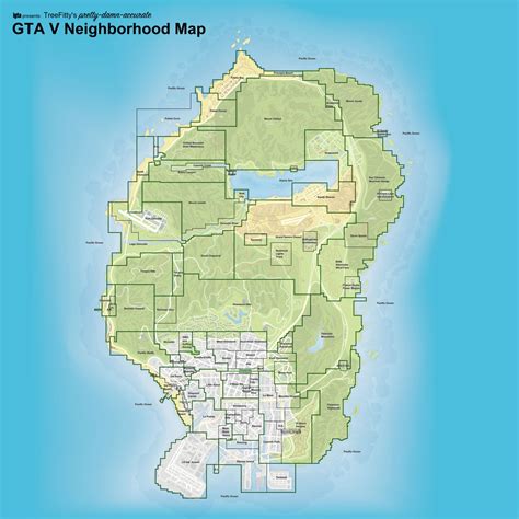 Widescreen Gaming Gta 5 1655 Map Neighborhoods Los Santos Dvdbash Dvdbash