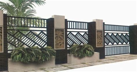 Model pagar besi stainless minimalis sebagai contoh teralis pagar rumah. Gambar Pagar Besi Model Terbaru - Gambar.photo