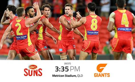 Completed match between gws giants and west coast eagles. Gold_Coast_Suns_vs_GWS_Giants - Hello Gold Coast