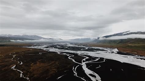 Mountains River Valley Landscape Iceland 4k Hd Wallpaper