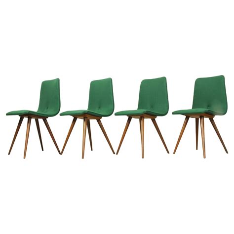 Midcentury Scandinavian Dining Chairs By Cj Van Os Culemborg Set Of