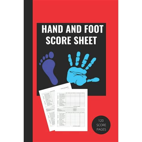 My Hand And Foot Score Sheets My Hand And Foot Score Keeper My