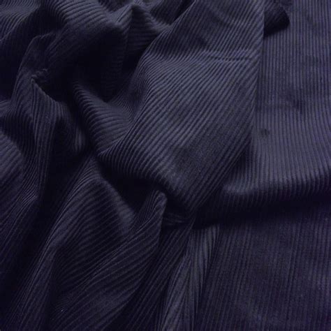 Navy Blue Cotton Corduroy 8 Wale Fabric Material 144cm Etsy Canada