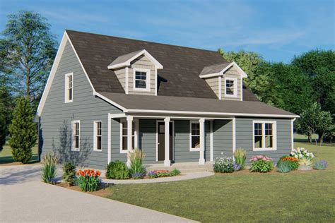 Two Story Country Home Plan With Main Level Master Suite 135027gra