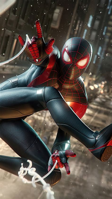 1440x2560 4k Marvels Spiderman Miles Morales 2020 Samsung Galaxy S6s7