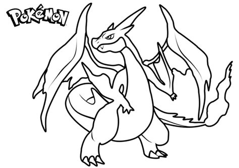 Dibujos para colorear Charizard | WONDER DAY — Dibujos para colorear