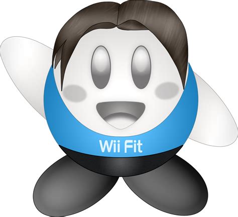 Wii Fit Trainer Kirby By Blueamnesiac On Deviantart