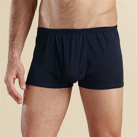 Men Summer Real Silk Lightweight Thin Underwear Boxers Breathable